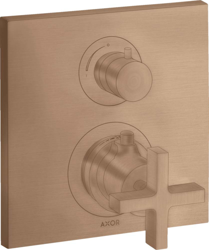 Slika od Citterio Thermostat for concealed installation with shut-off valve and cross handle