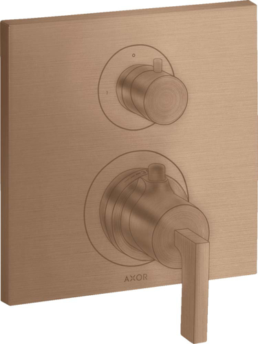 Slika od Citterio Thermostat for concealed installation with shut-off/ diverter valve and lever handle