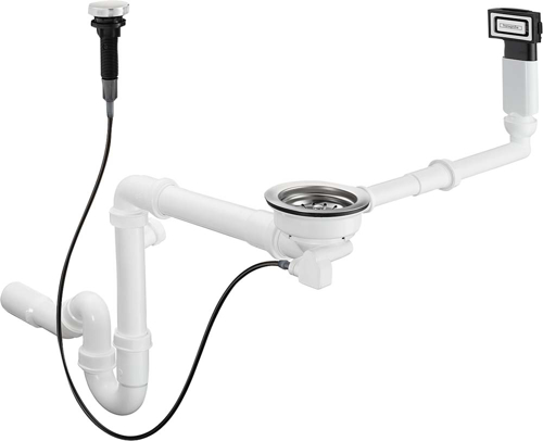 Slika od D16-11 Automatic waste and overflow set for single bowl granite