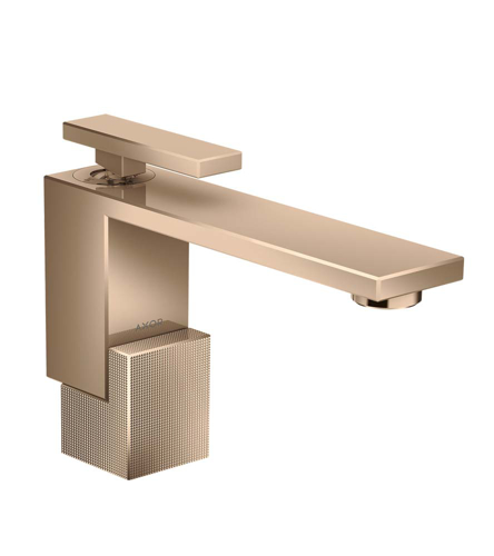 Slika od Edge Single lever basin mixer 130 with push-open waste set - diamond cut