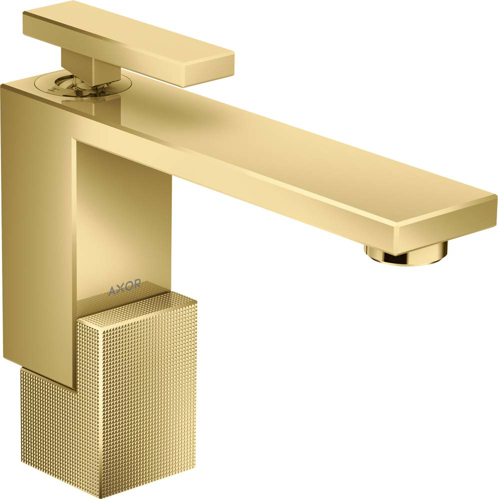 Slika od Edge Single lever basin mixer 130 with push-open waste set - diamond cut