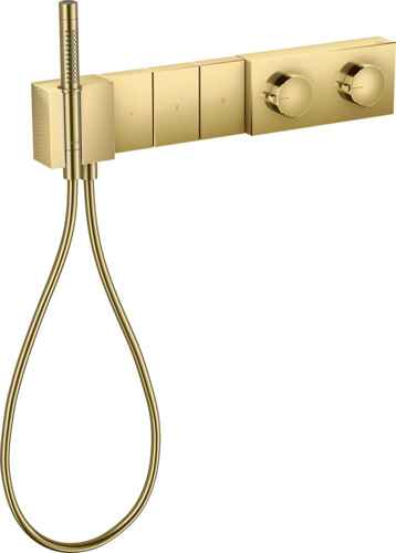 Slika od Edge Thermostatic module Select 540/100 for concealed installation for 3 functions - diamond cut