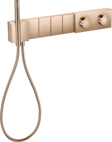 Slika od Edge Thermostatic module Select 610/100 for concealed installation for 4 functions - diamond cut