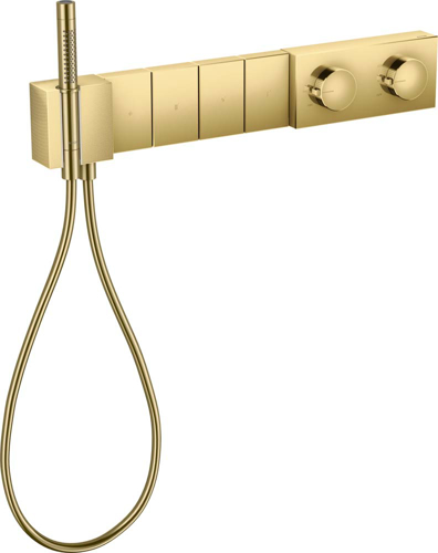 Slika od Edge Thermostatic module Select 610/100 for concealed installation for 4 functions - diamond cut