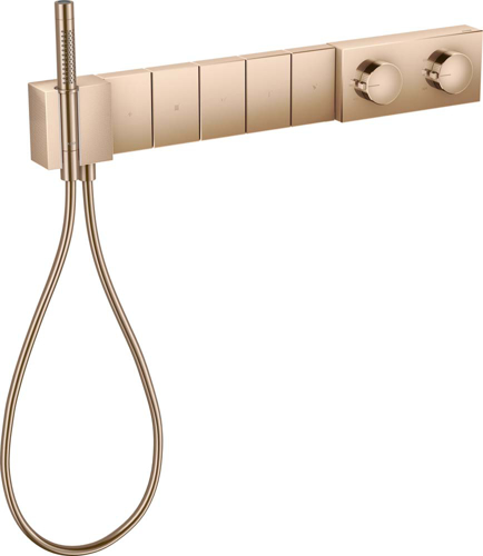 Slika od Edge Thermostatic module Select 680/100 for concealed installation for 5 functions - diamond cut