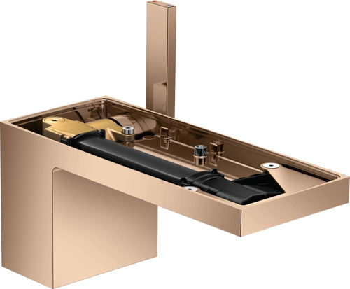 Slika od MyEdition Single lever basin mixer 70 with push-open waste set without plate