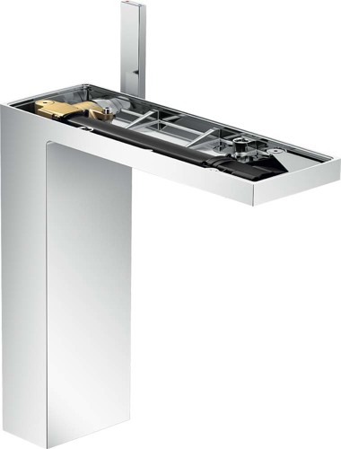 Slika od MyEdition Single lever basin mixer 230 for wash bowls with push-open waste set without plate