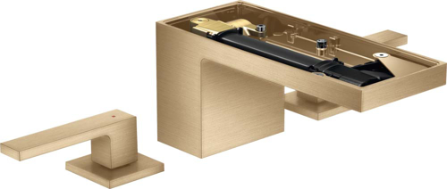 Slika od MyEdition 3-hole basin mixer 70 with push-open waste set without plate