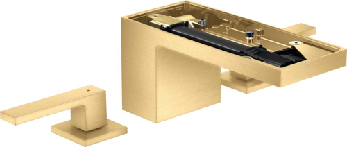 Slika od MyEdition 3-hole basin mixer 70 with push-open waste set without plate