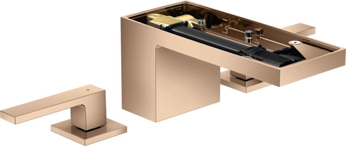 Slika od MyEdition 3-hole basin mixer 70 with push-open waste set without plate