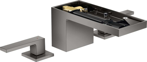 Slika od MyEdition 3-hole basin mixer 70 with push-open waste set without plate