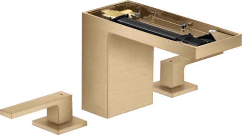 Slika od MyEdition 3-hole basin mixer 110 with push-open waste set without plate