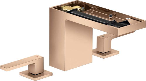 Slika od MyEdition 3-hole basin mixer 110 with push-open waste set without plate