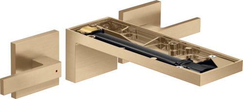 Slika od MyEdition 3-hole basin mixer for concealed installation wall-mounted with spout 221 mm, lever handles, without plate