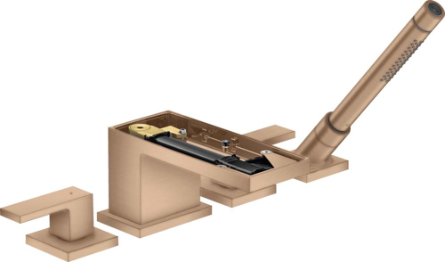 Slika od MyEdition 4-hole rim mounted bath mixer without plate