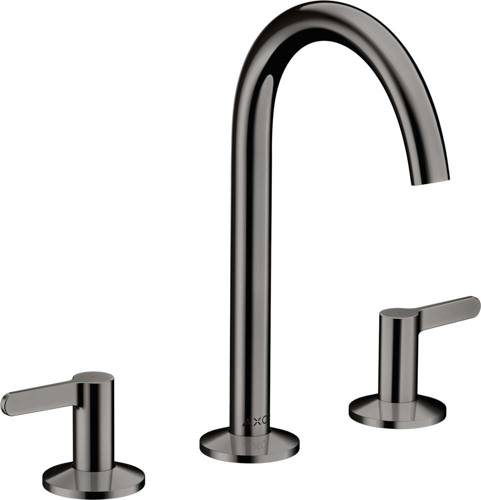 Slika od One 3-hole basin mixer 170 with lever handles and push-open waste set