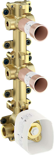 Slika od One Basic set for thermostatic module for concealed installation for 2 functions