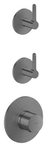 Slika od One Thermostatic module for concealed installation for 2 functions with lever handle