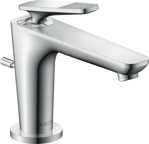 Slika od Citterio C Single lever basin mixer 90 with CoolStart for hand washbasins and pop-up waste set - cubic cut