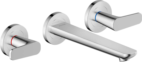 Slika od Citterio C 3-hole basin mixer for concealed installation wall-mounted with spout 195 mm