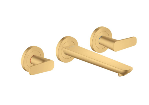 Slika od Citterio C 3-hole basin mixer for concealed installation wall-mounted with spout 195 mm