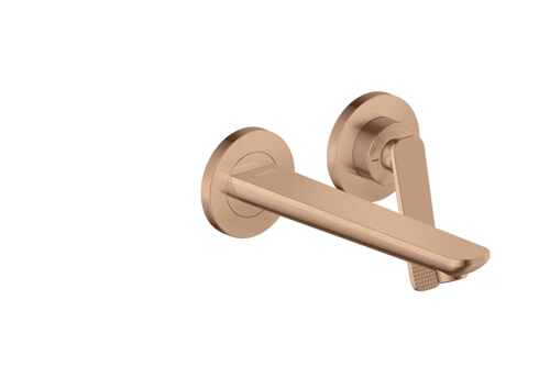 Slika od Citterio C Single lever basin mixer for concealed installation wall-mounted with spout 195 mm - cubic cut