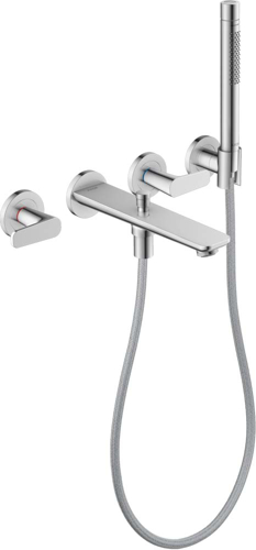 Slika od Citterio C 3-hole bath mixer for concealed installation wall-mounted with hand shower