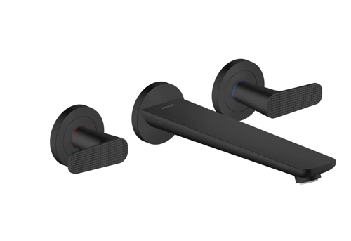 Slika od Citterio C 3-hole bath mixer for concealed installation wall-mounted - cubic cut