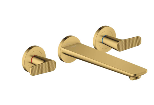 Slika od Citterio C 3-hole bath mixer for concealed installation wall-mounted - cubic cut