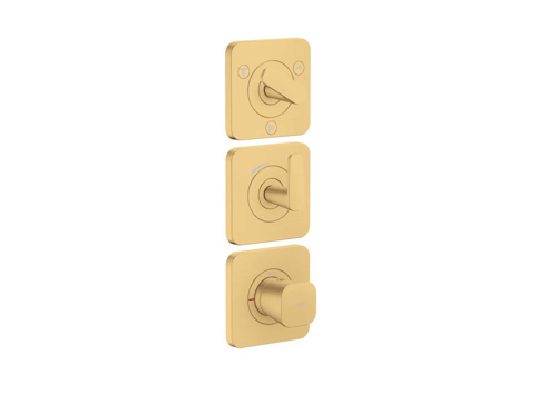 Slika od Citterio C Thermostatic module 380/120 for concealed installation with escutcheons for 3 functions