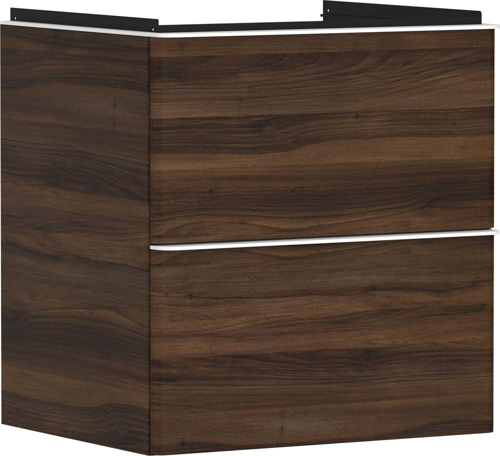 Slika od Xelu Q Vanity unit Dark Walnut 580/475 with 2 drawers for wash basin