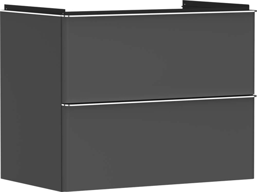 Slika od Xelu Q Vanity unit Diamond Matt Grey 780/475 with 2 drawers for wash basin