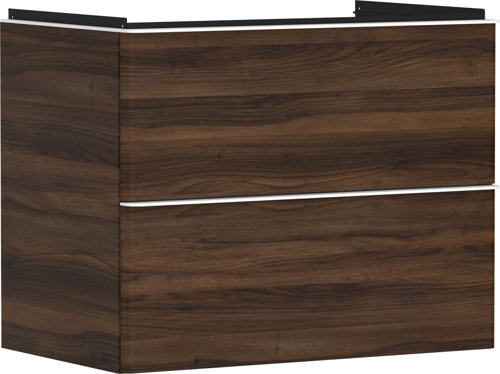 Slika od Xelu Q Vanity unit Dark Walnut 780/475 with 2 drawers for wash basin