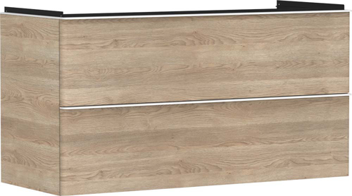 Slika od Xelu Q Vanity unit Natural Oak 1180/475 with 2 drawers for wash basin