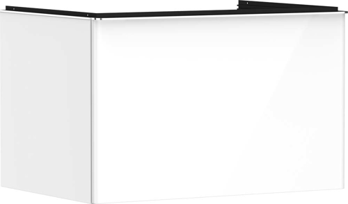 Slika od Xelu Q Vanity unit High Gloss White 780/550 with 1 drawer for console with cutout middle