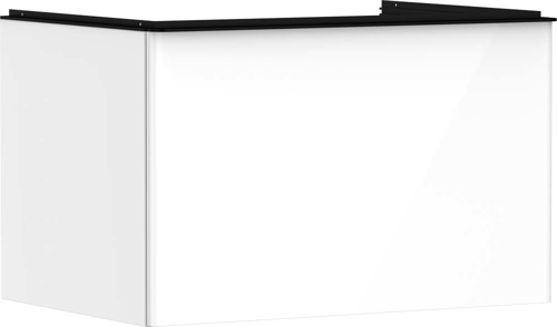 Slika od Xelu Q Vanity unit High Gloss White 780/550 with 1 drawer for console with cutout middle