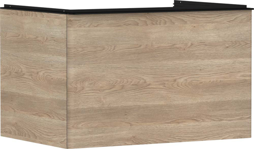 Slika od Xelu Q Vanity unit Natural Oak 780/550 with 1 drawer for console with cutout middle