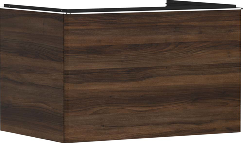 Slika od Xelu Q Vanity unit Dark Walnut 780/550 with 1 drawer for console with cutout middle