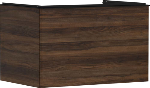 Slika od Xelu Q Vanity unit Dark Walnut 780/550 with 1 drawer for console with cutout middle
