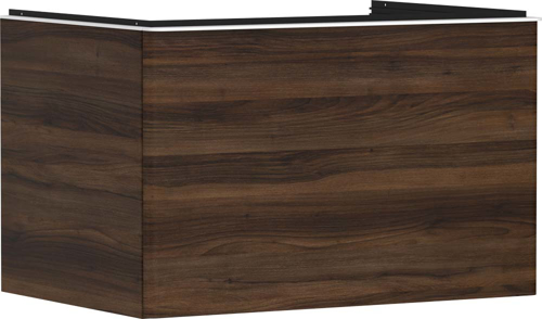 Slika od Xelu Q Vanity unit Dark Walnut 780/550 with 1 drawer for console with cutout middle