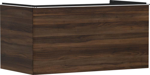 Slika od Xelu Q Vanity unit Dark Walnut 980/550 with 1 drawer for console with cutout middle