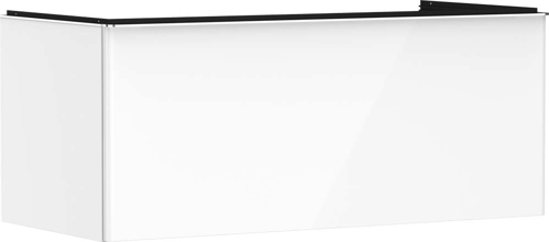Slika od Xelu Q Vanity unit High Gloss White 1180/550 with 1 drawer for console with cutout middle