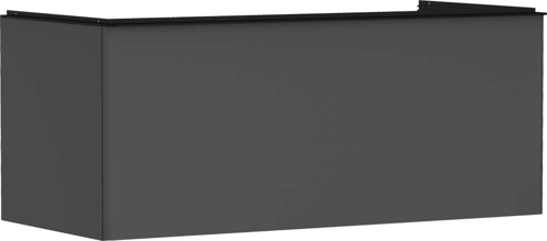 Slika od Xelu Q Vanity unit Diamond Matt Grey 1180/550 with 1 drawer for console with cutout middle