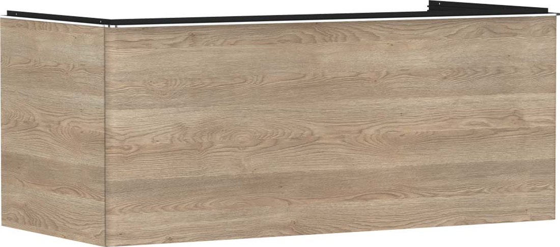 Slika od Xelu Q Vanity unit Natural Oak 1180/550 with 1 drawer for console with cutout middle