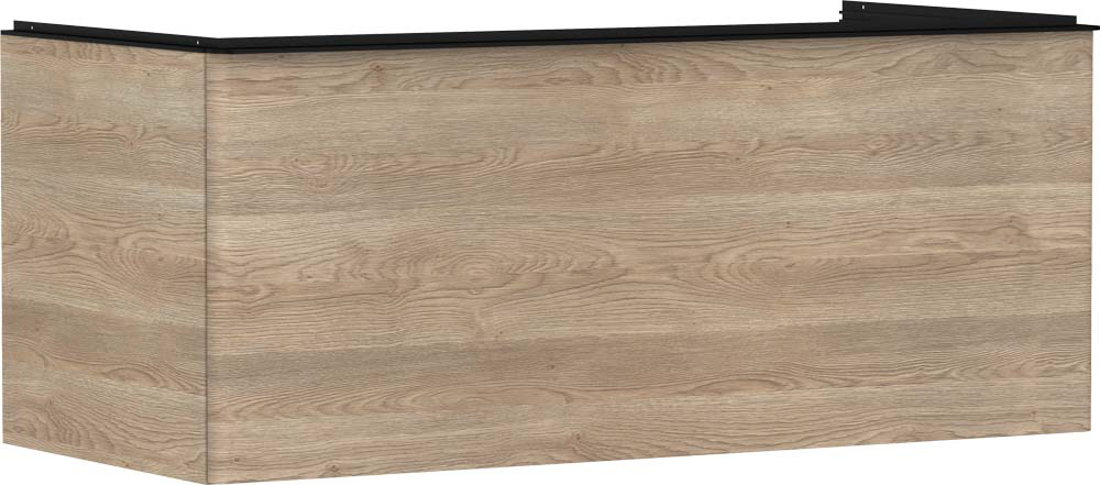 Slika od Xelu Q Vanity unit Natural Oak 1180/550 with 1 drawer for console with cutout middle