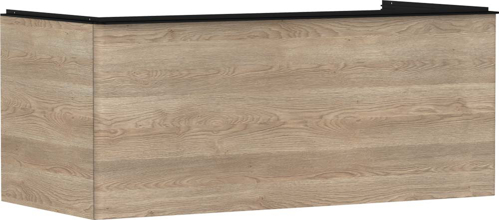 Slika od Xelu Q Vanity unit Natural Oak 1180/550 with 1 drawer for console with cutout middle