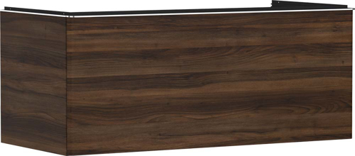 Slika od Xelu Q Vanity unit Dark Walnut 1180/550 with 1 drawer for console with cutout middle