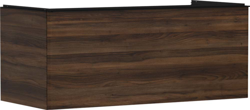 Slika od Xelu Q Vanity unit Dark Walnut 1180/550 with 1 drawer for console with cutout middle