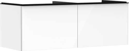 Slika od Xelu Q Vanity unit High Gloss White 1360/550 with 2 drawers for console