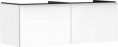 Slika od Xelu Q Vanity unit High Gloss White 1360/550 with 2 drawers for console